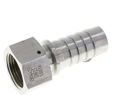 25x40 mm & G1'' Verzinkt Stalen Slangpilaar met Wartelmoer DIN EN 14423 / DIN 2826