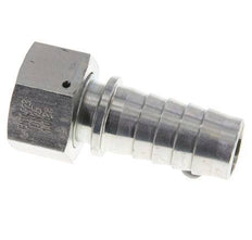 25x40 mm & G1'' Verzinkt Stalen Slangpilaar met Wartelmoer DIN EN 14423 / DIN 2826