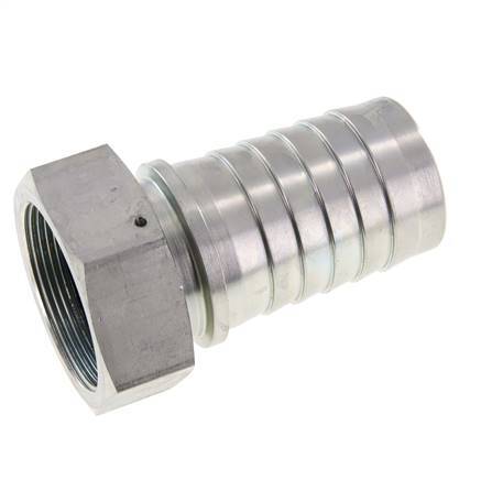 50x68 mm & G2'' Verzinkt Stalen Slangpilaar met Wartelmoer DIN EN 14423 / DIN 2826