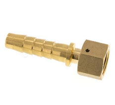 13x25 mm & G1/2'' Messing Slangpilaar met Wartelmoer DIN EN 14423 / DIN 2826