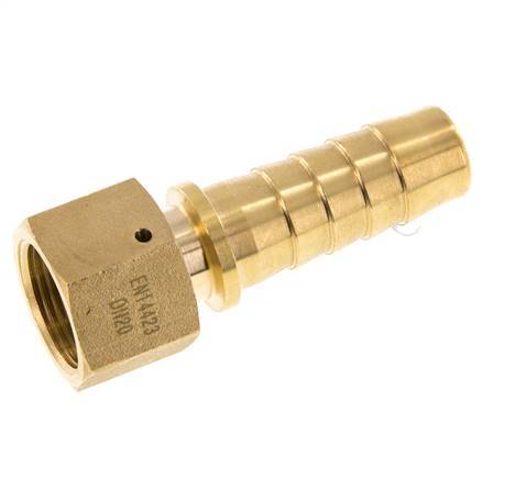 19x33 mm & G3/4'' Brass Hose Pillar with Union Nut DIN EN 14423 / DIN 2826