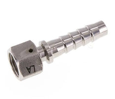 13x25 mm & G1/2'' RVS 1.4301 Slangpilaar met Wartelmoer DIN EN 14423 / DIN 2826