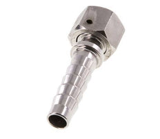 13x25 mm & G1/2'' RVS 1.4301 Slangpilaar met Wartelmoer DIN EN 14423 / DIN 2826