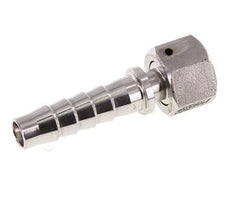 13x25 mm & G1/2'' RVS 1.4301 Slangpilaar met Wartelmoer DIN EN 14423 / DIN 2826