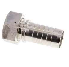 32x48 mm & G1-1/4'' RVS 1.4301 Slangpilaar met Wartelmoer DIN EN 14423 / DIN 2826