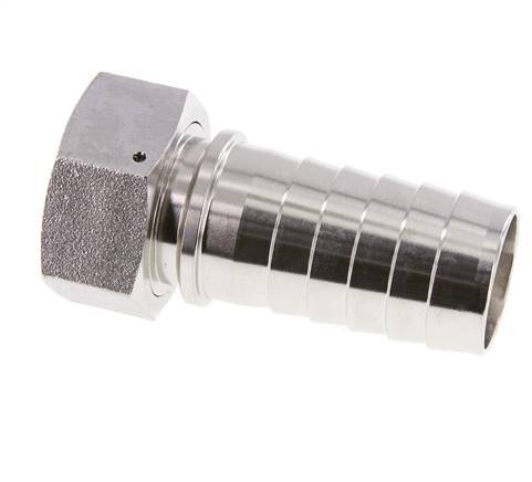 38x54 mm & G1-1/2'' Stainless Steel 1.4301 Hose Pillar with Union Nut DIN EN 14423 / DIN 2826