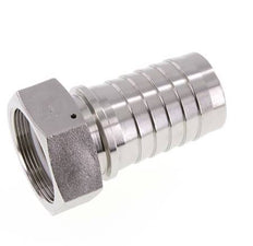 50x68 mm & G2'' RVS 1.4301 Slangpilaar met Wartelmoer DIN EN 14423 / DIN 2826