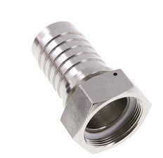 50x68 mm & G2'' RVS 1.4301 Slangpilaar met Wartelmoer DIN EN 14423 / DIN 2826