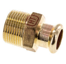 Perskoppeling - 15mm Persmof & R 3/4'' Buiseinde - Koperlegering