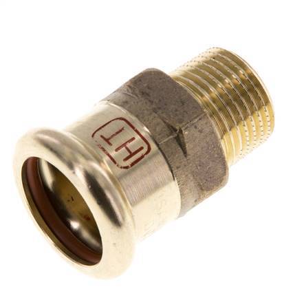 Perskoppeling - 22mm Persmof & R 1/2'' Buiseinde - Koperlegering