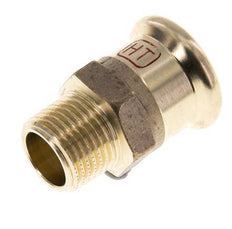 Perskoppeling - 22mm Persmof & R 1/2'' Buiseinde - Koperlegering