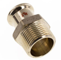 Perskoppeling - 22mm Persmof & R 1'' Buiseinde - Koperlegering