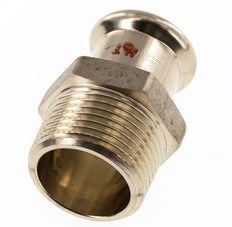 Perskoppeling - 22mm Persmof & R 1'' Buiseinde - Koperlegering