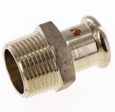 Perskoppeling - 22mm Persmof & R 1'' Buiseinde - Koperlegering