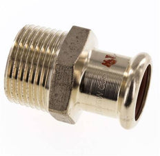 Perskoppeling - 22mm Persmof & R 1'' Buiseinde - Koperlegering