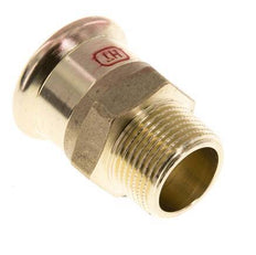 Perskoppeling - 28mm Persmof & R 3/4'' Buiseinde - Koperlegering