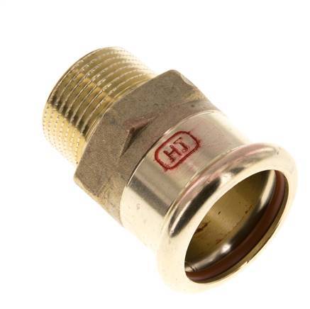 Perskoppeling - 28mm Persmof & R 3/4'' Buiseinde - Koperlegering