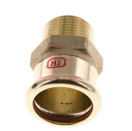 Perskoppeling - 28mm Persmof & R 3/4'' Buiseinde - Koperlegering