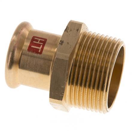 Perskoppeling - 28mm Persmof & R 1-1/4'' Buiseinde - Koperlegering