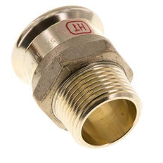 Perskoppeling - 35mm Persmof & R 1'' Buiseinde - Koperlegering