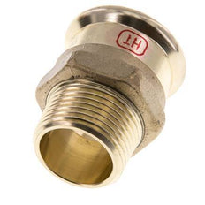 Perskoppeling - 35mm Persmof & R 1'' Buiseinde - Koperlegering