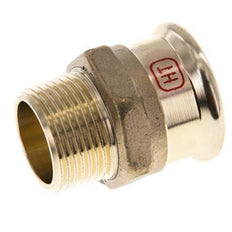 Perskoppeling - 35mm Persmof & R 1'' Buiseinde - Koperlegering