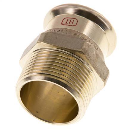 Perskoppeling - 35mm Persmof & R 1-1/4'' Buiseinde - Koperlegering