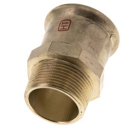 Perskoppeling - 42mm Persmof & R 1-1/4'' Buiseinde - Koperlegering