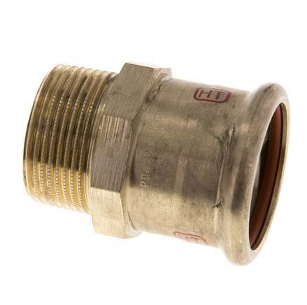 Perskoppeling - 42mm Persmof & R 1-1/4'' Buiseinde - Koperlegering