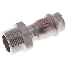 Perskoppeling - 18mm Persmof & R 3/4'' Buiseinde - RVS