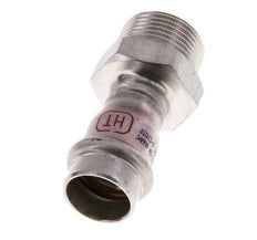 Perskoppeling - 18mm Persmof & R 3/4'' Buiseinde - RVS