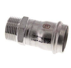 Perskoppeling - 35mm Persmof & R 1'' Buiseinde - RVS