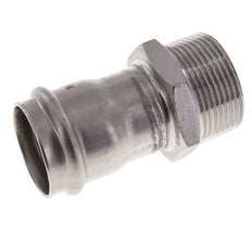 Perskoppeling - 35mm Persmof & R 1-1/4'' Buiseinde - RVS