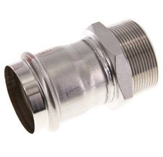 Perskoppeling - 54mm Persmof & R 2'' Buiseinde - RVS