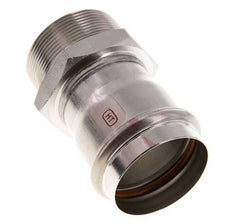 Perskoppeling - 54mm Persmof & R 2'' Buiseinde - RVS