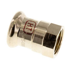 Perskoppeling - 15mm Persmof & Rp 3/8'' - Koperlegering