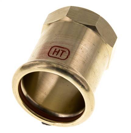 Perskoppeling - 15mm Persmof & Rp 1/2'' - Koperlegering