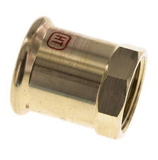 Perskoppeling - 15mm Persmof & Rp 1/2'' - Koperlegering