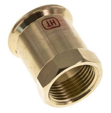 Perskoppeling - 15mm Persmof & Rp 1/2'' - Koperlegering