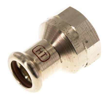 Perskoppeling - 15mm & Rp 3/4'' Persmof - Koperlegering