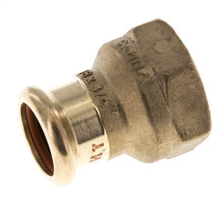 Perskoppeling - 18mm & Rp 3/4'' Persmof - Koperlegering