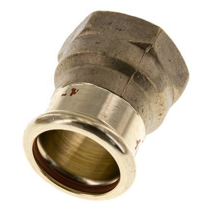 Perskoppeling - 22mm & Rp 1'' Persmof - Koperlegering