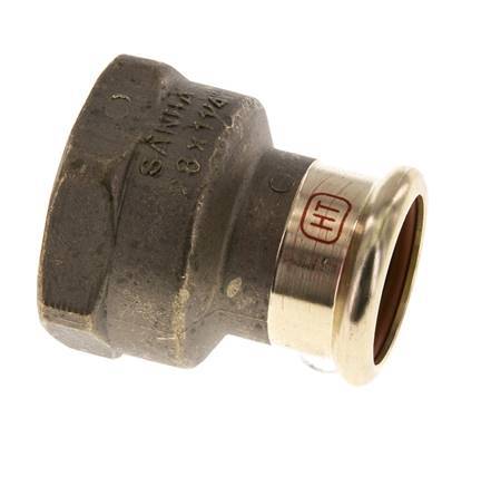 Perskoppeling - 28mm & Rp 1-1/4'' Persmof - Koperlegering