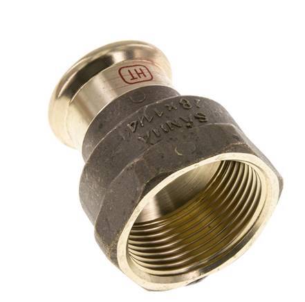 Perskoppeling - 28mm & Rp 1-1/4'' Persmof - Koperlegering