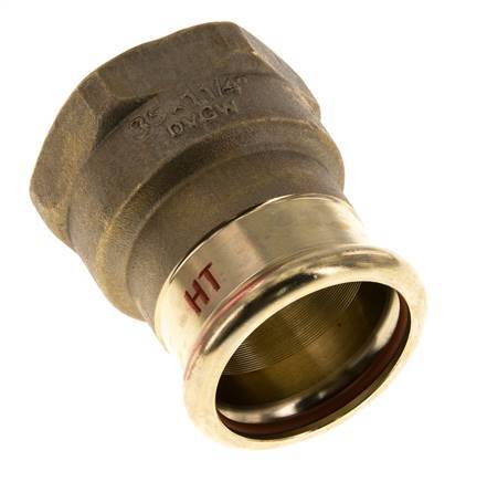 Perskoppeling - 35mm & Rp 1-1/4'' Persmof - Koperlegering