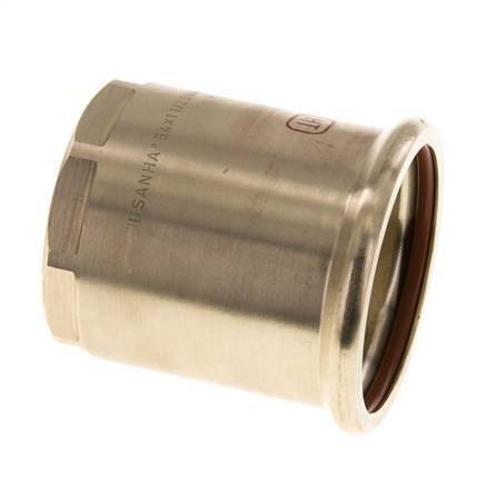 Press Fitting - 54mm Female & Rp 1-1/2'' Female - Copper alloy