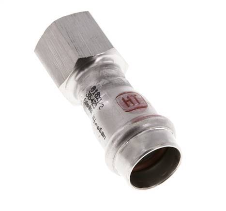 Perskoppeling - 18mm & Rp 1/2'' Persmof - RVS