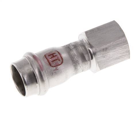Perskoppeling - 18mm & Rp 1/2'' Persmof - RVS