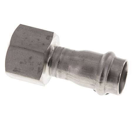 Perskoppeling - 18mm & Rp 3/4'' Persmof - RVS