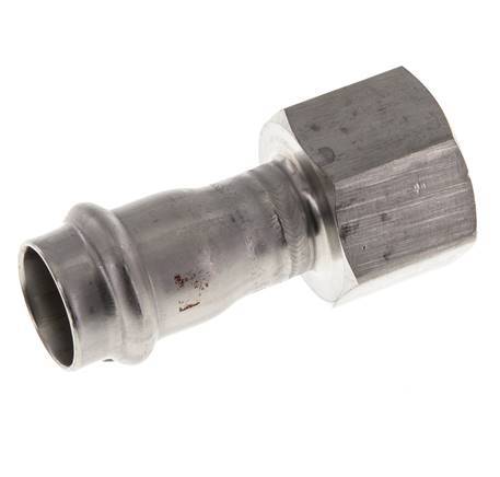 Perskoppeling - 18mm & Rp 3/4'' Persmof - RVS